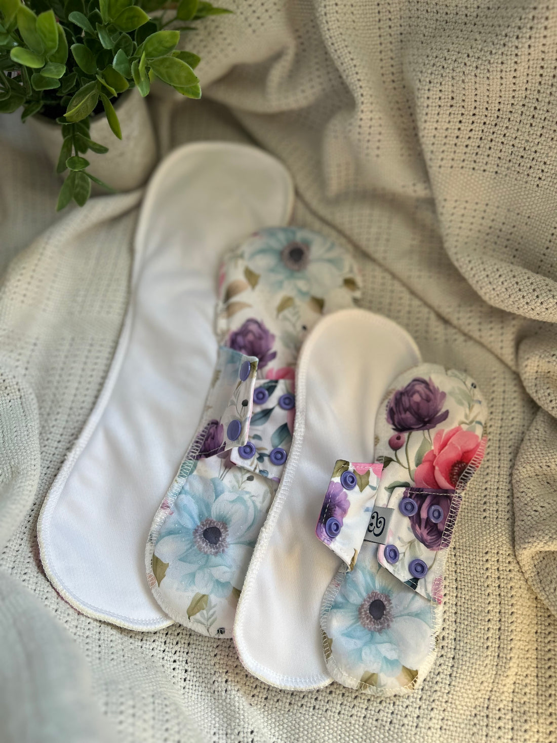 Serviette hygiénique - Fleurs du printemps