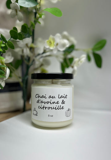 Chai au lait d'avoine & citrouille