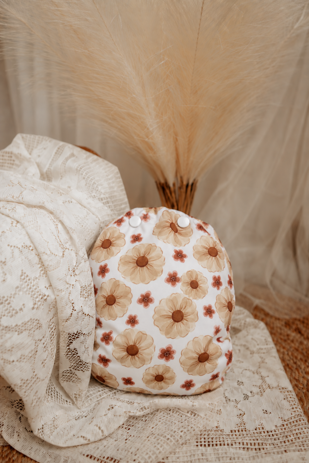 Couche Tout-En-Un - Fleurs dorées